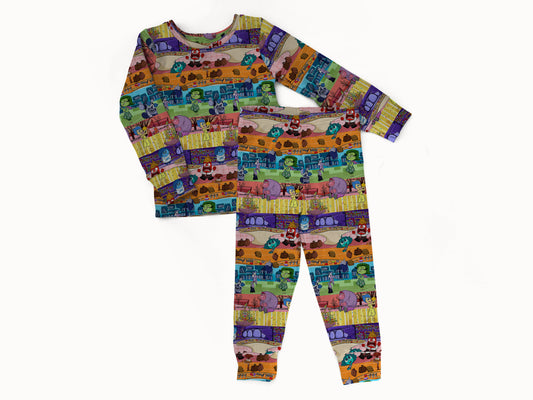 Mixed Emotions 2 piece Pajama Set (PREORDER – SHIPS APPROX DEC)