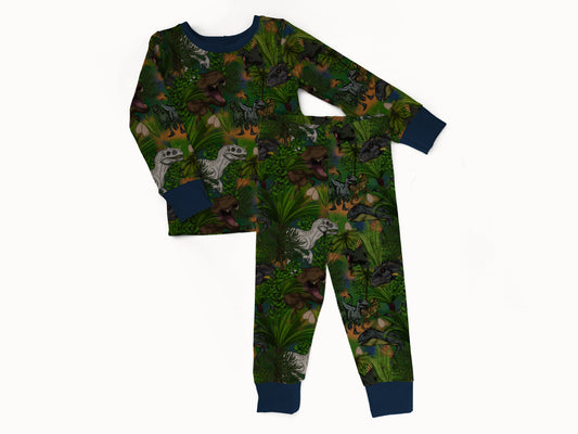 Dino Remix 2 piece Pajama Set (PRESALE– SHIPS APPROX 9/23)
