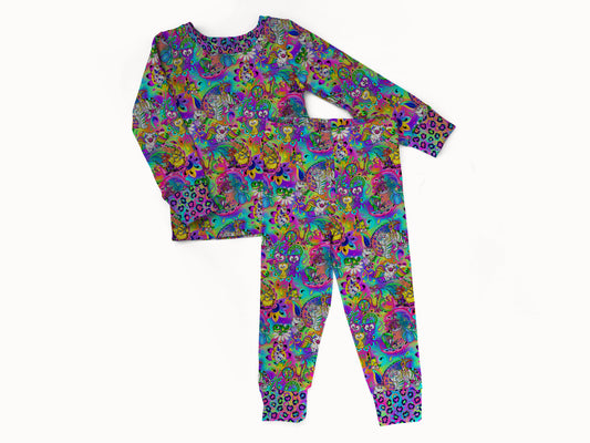 LF Sidekicks 2 piece Pajama Set - coZco bamboo pajama set