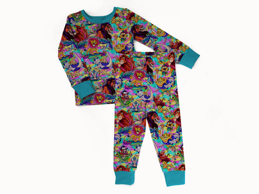 Laugh In The Face of Danger 2 piece Pajama Set (PRESALE– SHIPS APPROX 9/23)