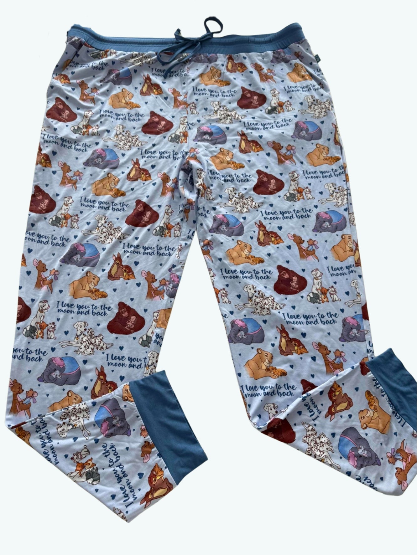 Love You To The Moon (Blue) Adult Unisex Joggers (PREORDER – SHIPS APPROX NOV)