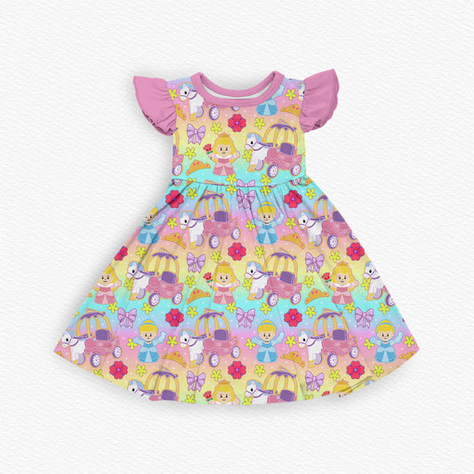 Little Royalty Ruffle Twirl Dress (PRESALE– SHIPS APPROX 9/23)