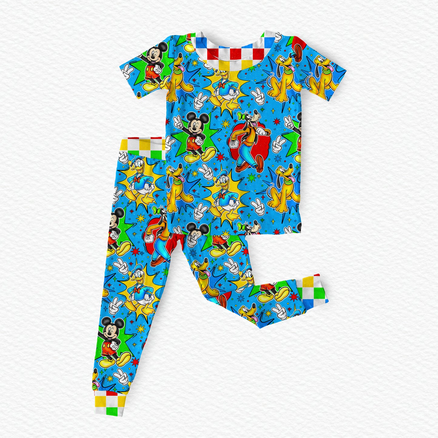 Lulla 2 piece Short Sleeve Pajama Set (PRESALE – SHIPS NEXT WEEK)