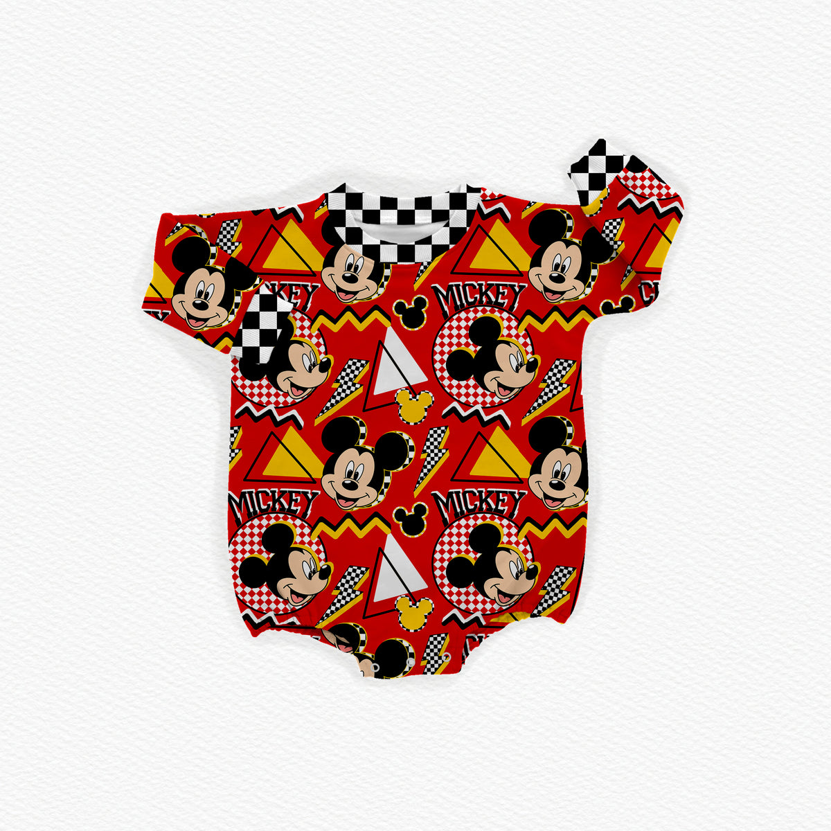 90s Mouse Club Oversized Bubble Romper - coZco bamboo romper