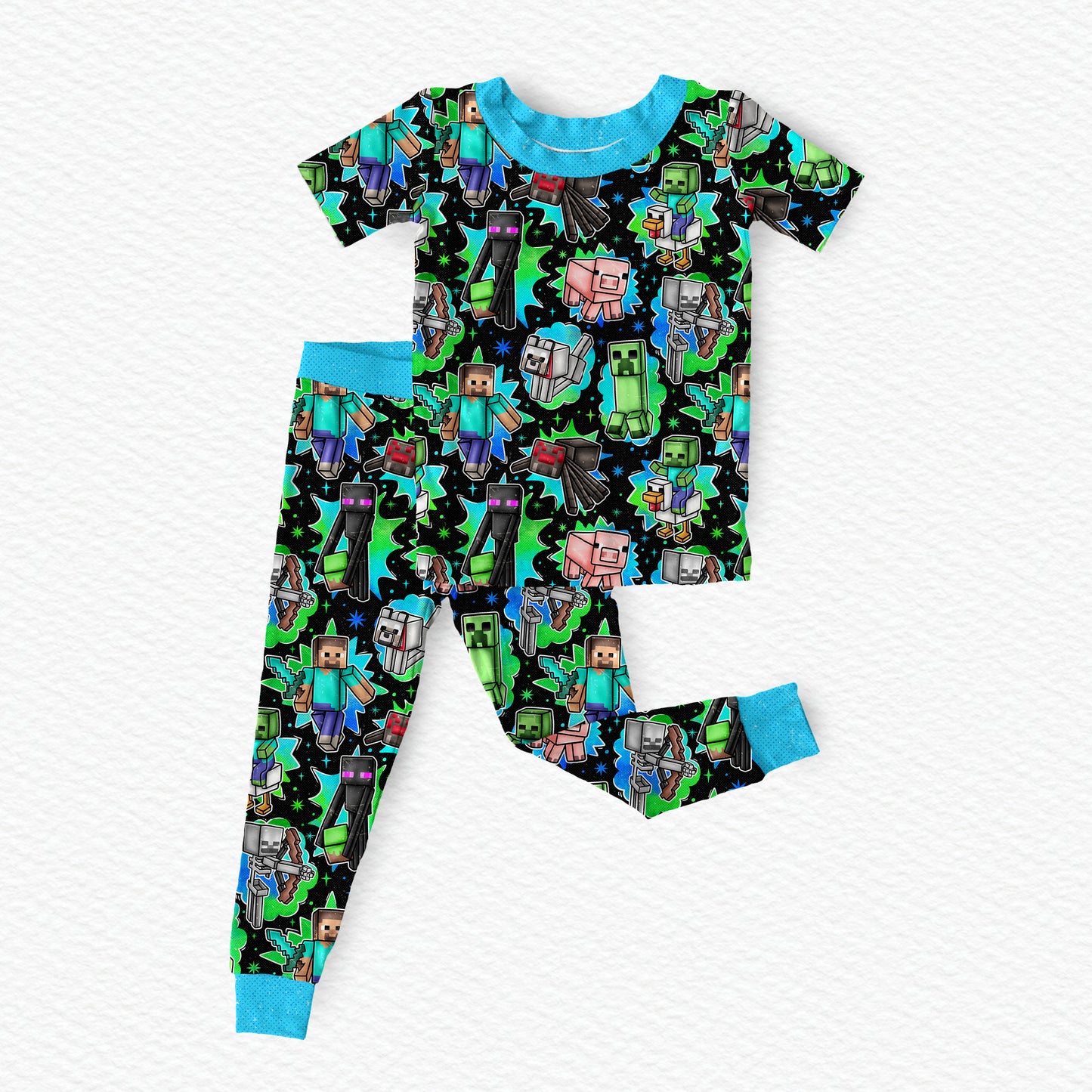 Lulla 2 piece Short Sleeve Pajama Set (PRESALE– SHIPS NEXT WEEK)