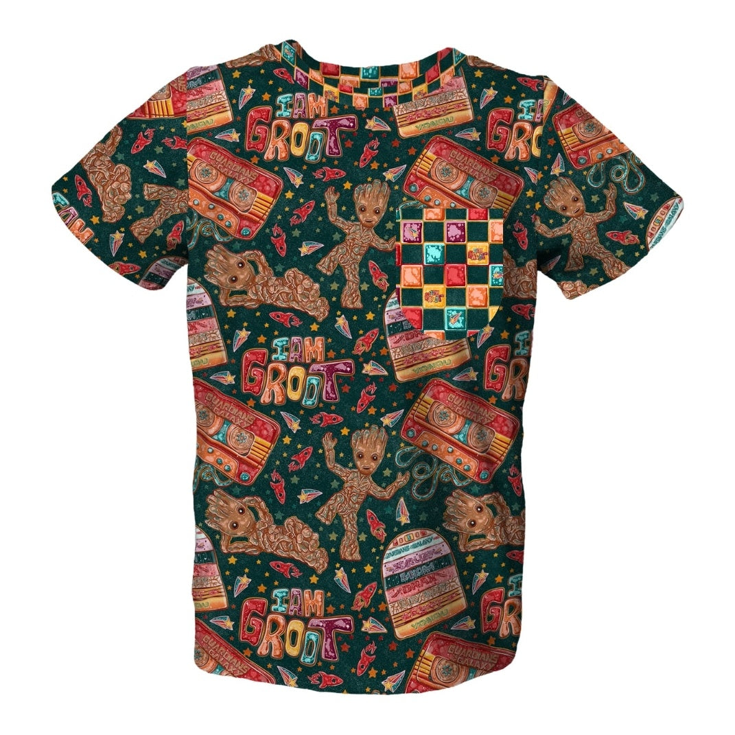 Mixtape Mischief Pocket Tee - coZco bamboo tee