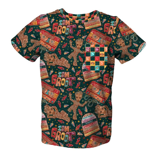 Mixtape Mischief Pocket Tee - coZco bamboo tee