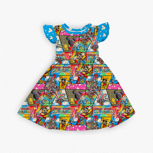 Fun Inside Ruffle Twirl Dress (PRESALE– SHIPS APPROX 10/7)