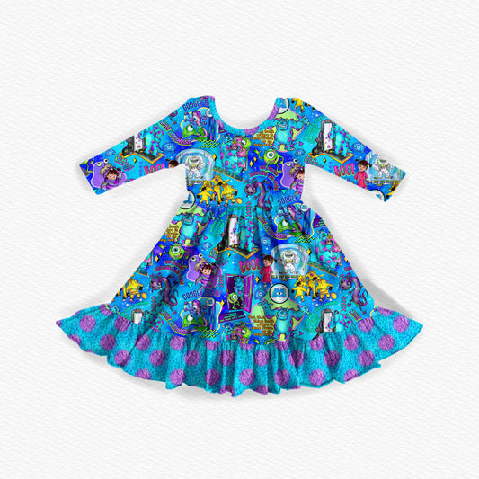 2319! Ruffle Twirl Dress (PREORDER – SHIPS APPROX NOV)