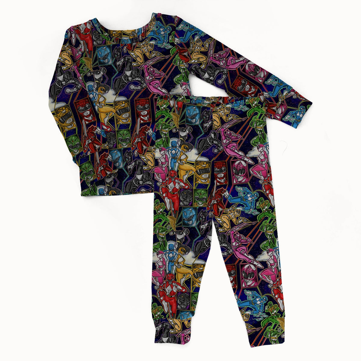Morphin Time 2 piece Pajama Set - coZco bamboo pajama set