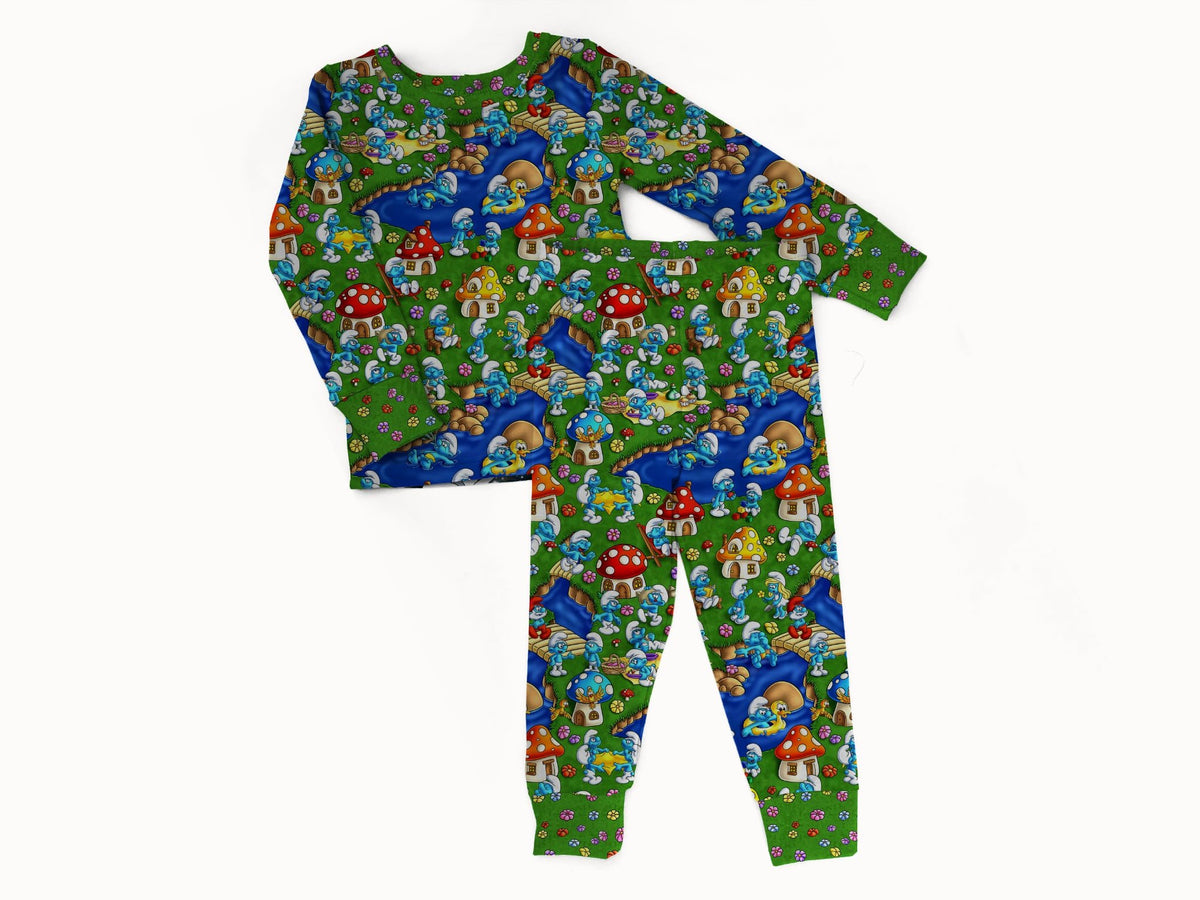 Mushroom Village 2 piece Pajama Set
