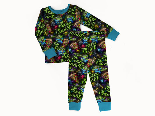The Claw Is Our Master 2 piece Pajama Set - coZco bamboo pajama set