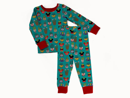 Magical Succulents 2 piece Pajama Set (PREORDER – SHIPS APPROX DEC)