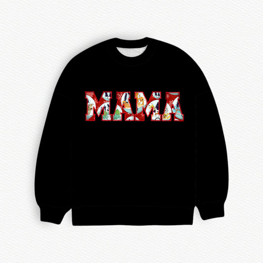 Snowball Squad "MAMA" Embroidered Sweatshirt