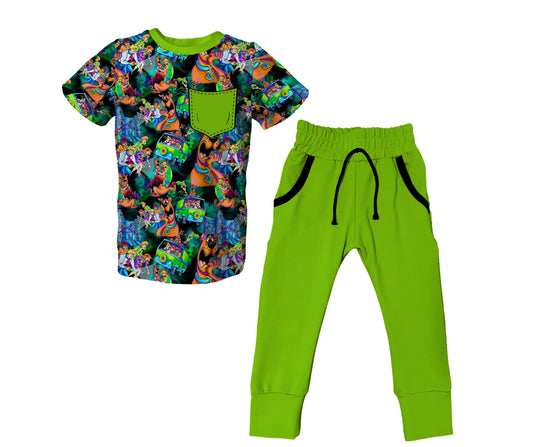 Zoinks Short Sleeve Jogger Set (PRESALE– SHIPS APPROX 9/23)