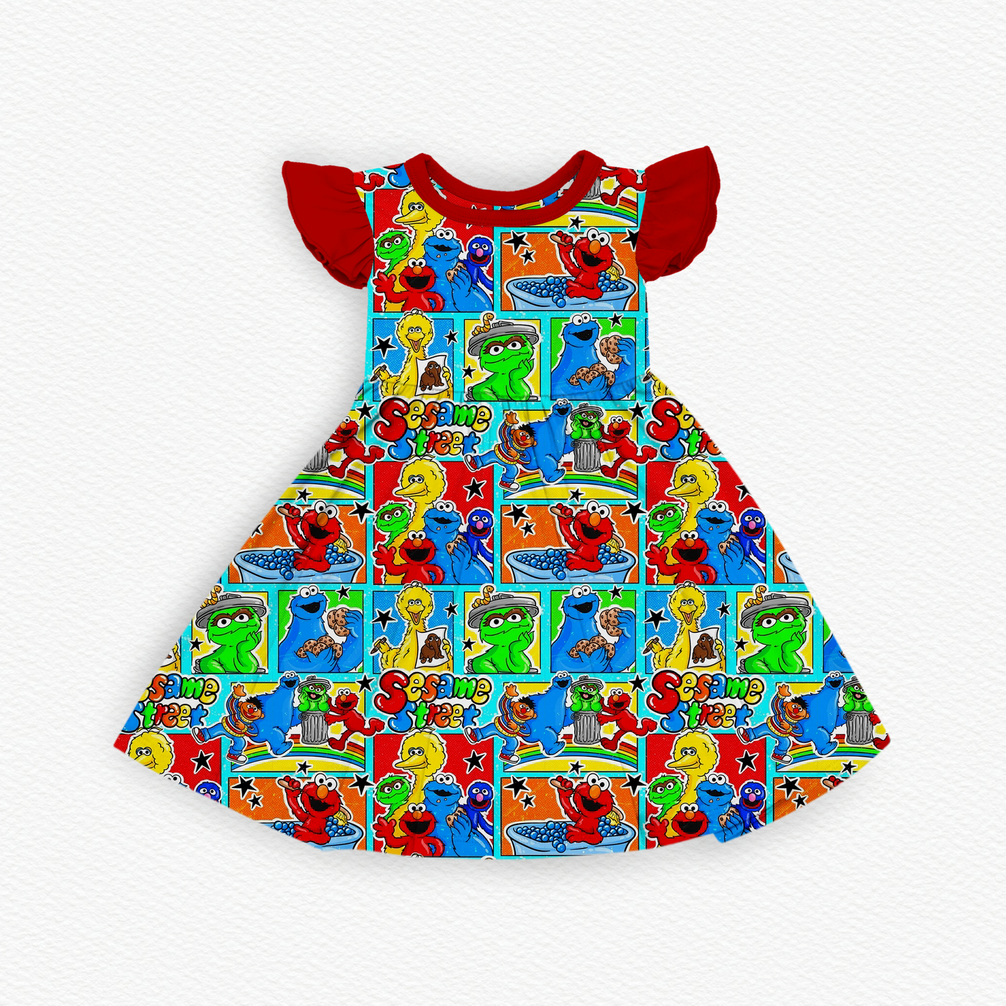Sunny Street Ruffle Twirl Dress (PREORDER – SHIPS APPROX OCT)
