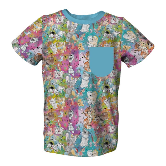 Sidekick Chaos Pocket Tee - coZco bamboo tee