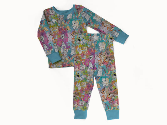 Sidekick Chaos 2 piece Pajama Set (PRESALE– SHIPS APPROX 10/7)