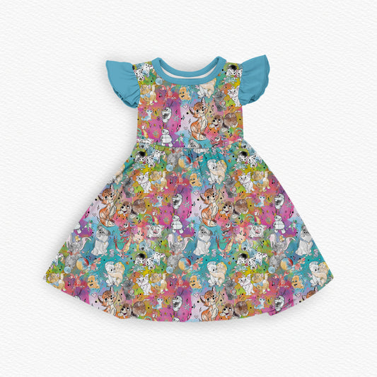 Sidekick Chaos Ruffle Twirl Dress (PRESALE– SHIPS APPROX 10/7)