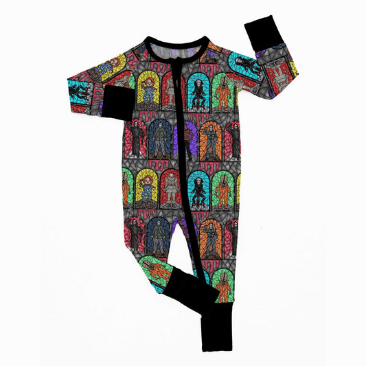Stained Glass Horror Stars Zippy - coZco bamboo zippy