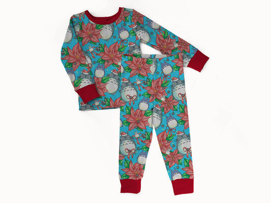 My Neighbor Poinsettia 2 piece Pajama Set (PRESALE– SHIPS APPROX NOV)