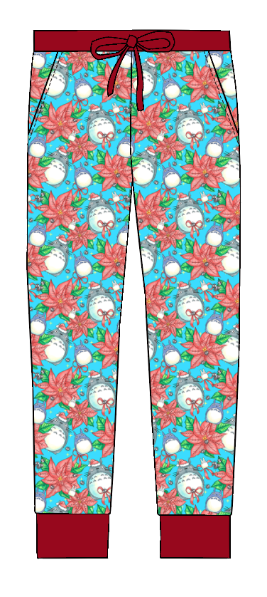 My Neighbor Poinsettia Adult Unisex Joggers (PRESALE– SHIPS APPROX NOV)