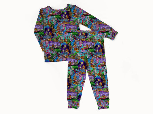 Spaghetti Date 2 piece Pajama Set (PREORDER – SHIPS APPROX JAN)