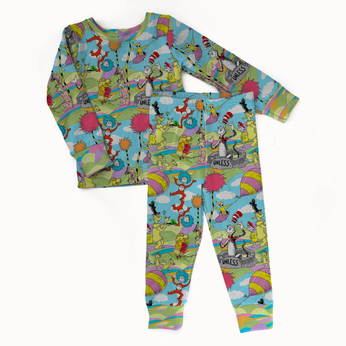 Wackadoo 2 piece Pajama Set - coZco bamboo pajama set