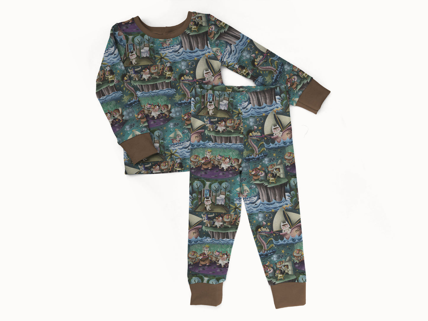 Wild Rumpus 2 piece Pajama Set (PREORDER – SHIPS APPROX DEC)